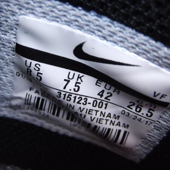nike air force 1\'s af-1 mens size 8.5  315123-001 main image 13